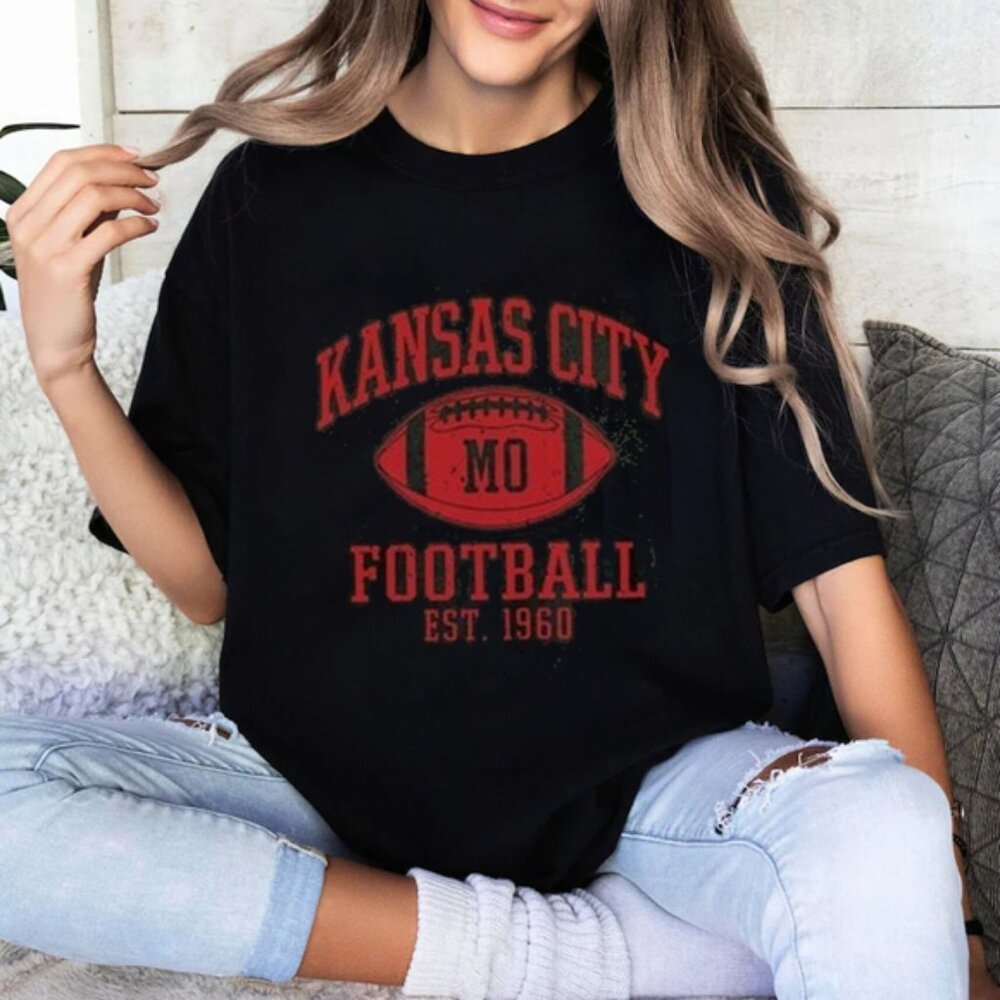 KC Chiefs Shirt Kansas City Chiefs Tshirt, Chiefs Classic Retro Unisex T-shirt